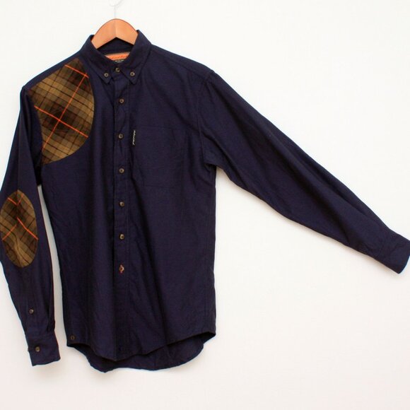 Ball and Buck Men's Hunter's Shirt LS Small Dark Blue - Picture 3 of 8